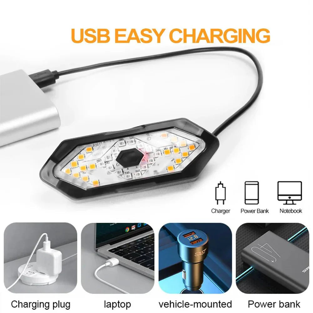 BowLift | BikeGuard Light – Rechargeable bicycle rear light with remote control & 32 LEDs for maximum safety