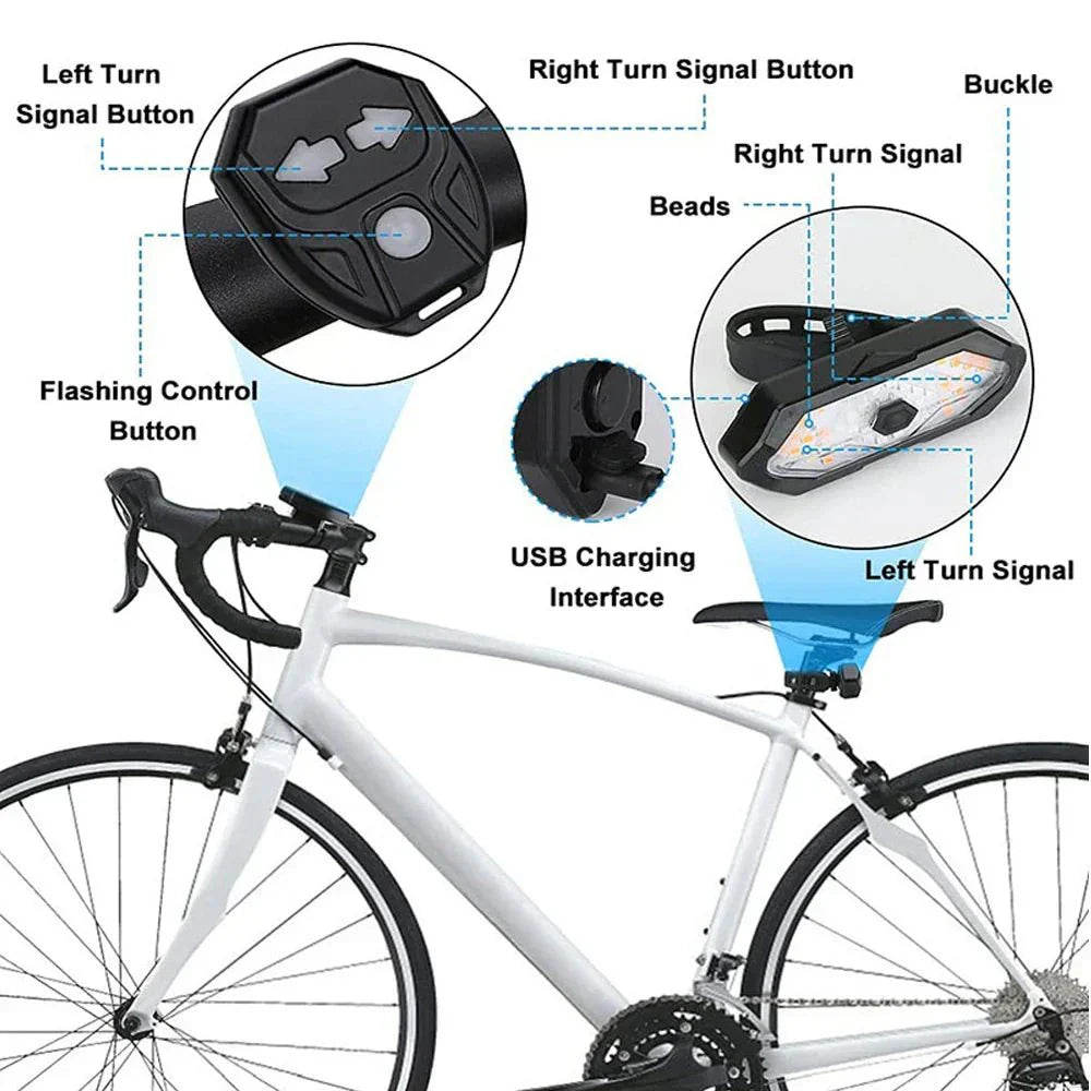 BowLift | BikeGuard Light – Rechargeable bicycle rear light with remote control & 32 LEDs for maximum safety