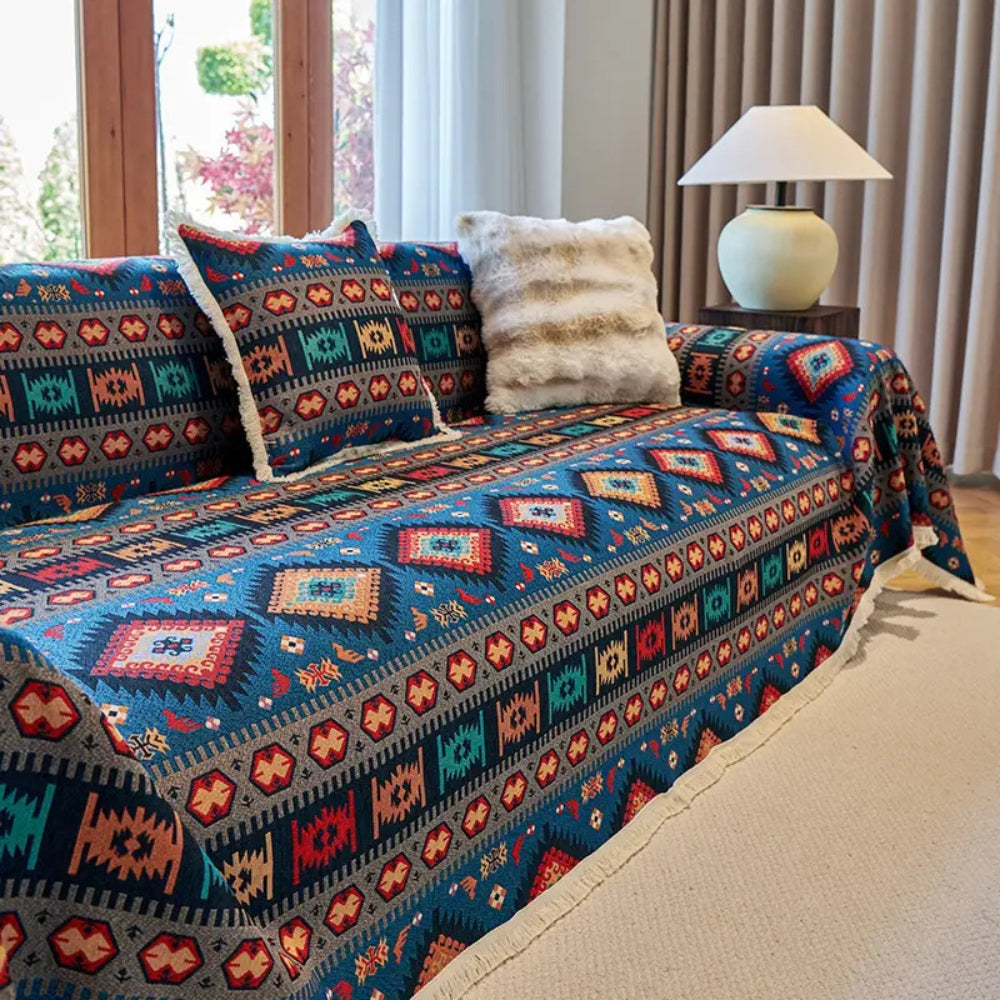 BowLift | Bohemian Geometric Cotton Blanket Throw