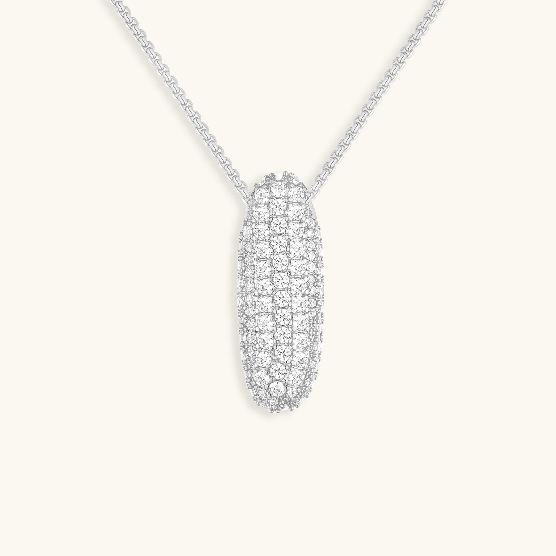 BowLift | Bubble Initial-Diamond-Necklace