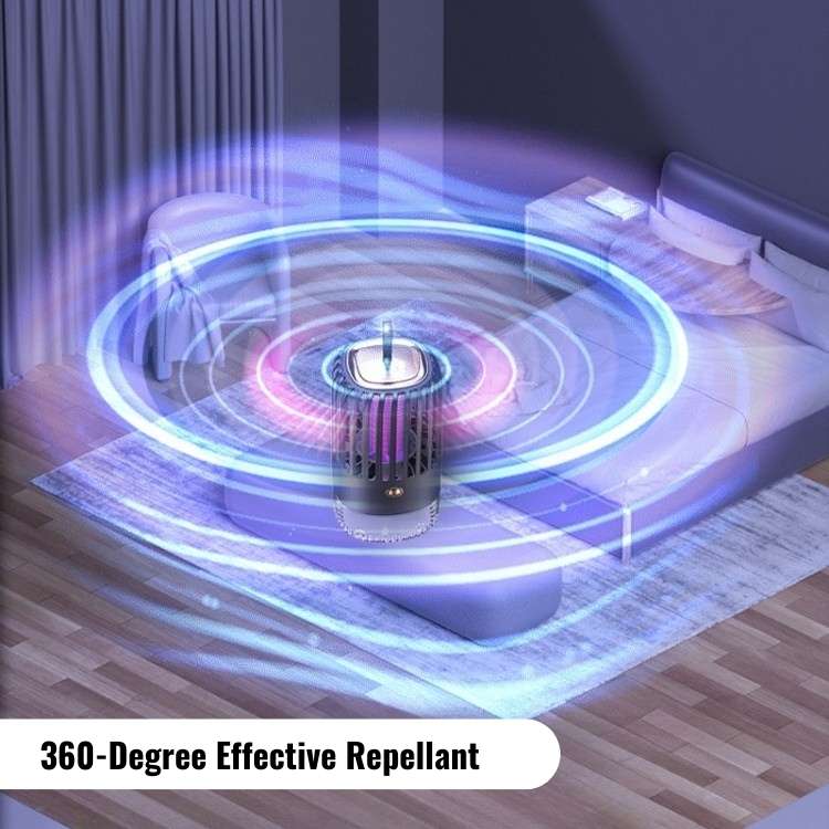 BowLift | BuzzFree Mosquito Repellent Lamp | Chemical-Free, USB Rechargeable & Ideal for Home, Travel & Outdoor Use