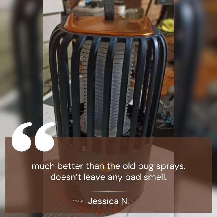 BowLift | BuzzFree Mosquito Repellent Lamp | Chemical-Free, USB Rechargeable & Ideal for Home, Travel & Outdoor Use