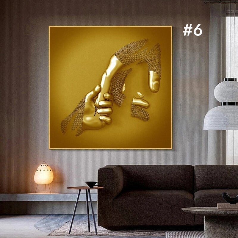 BowLift | Figure statue of metal Art Wall decoration