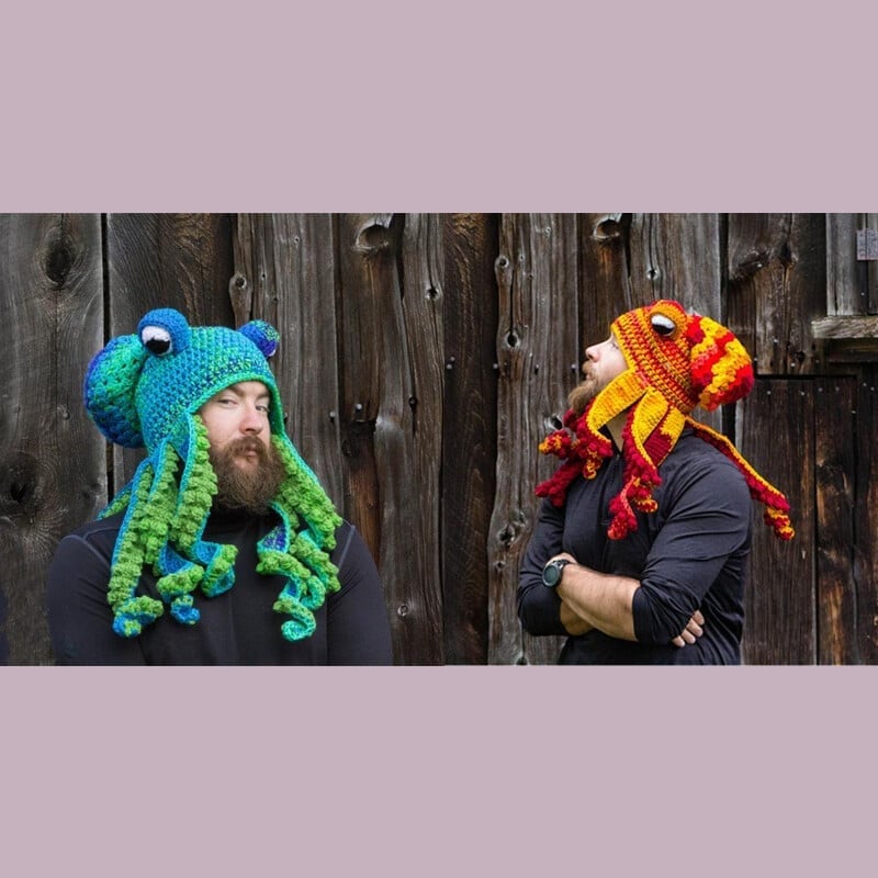 BowLift | Crochet Octopus Hat โโ A very good birthday/Christmas gift