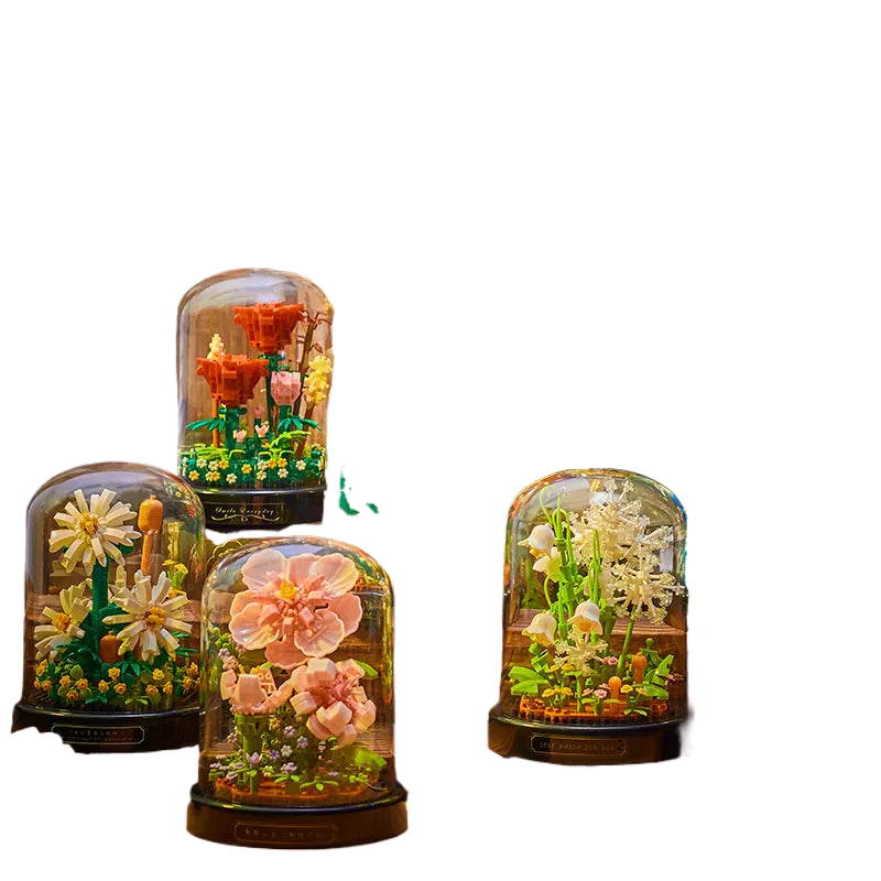 BowLift | BloomBrick DIY Micro Flower Building Blocks | Mini Brick Puzzle | Home Decoration & Gift Idea for Kids