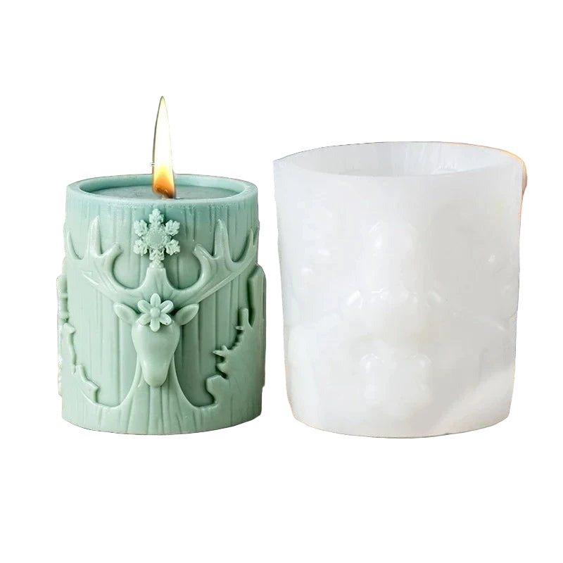 BowLift | Elegant 3D Candle Silicone Mold with Decorative Pattern