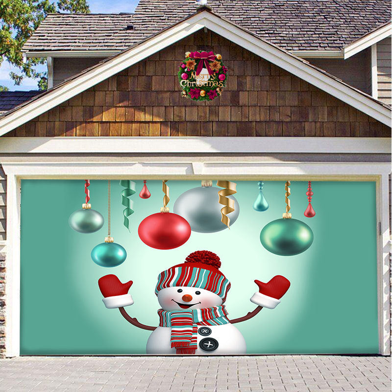 BowLift | Christmas Carsge Door Banner Ornament