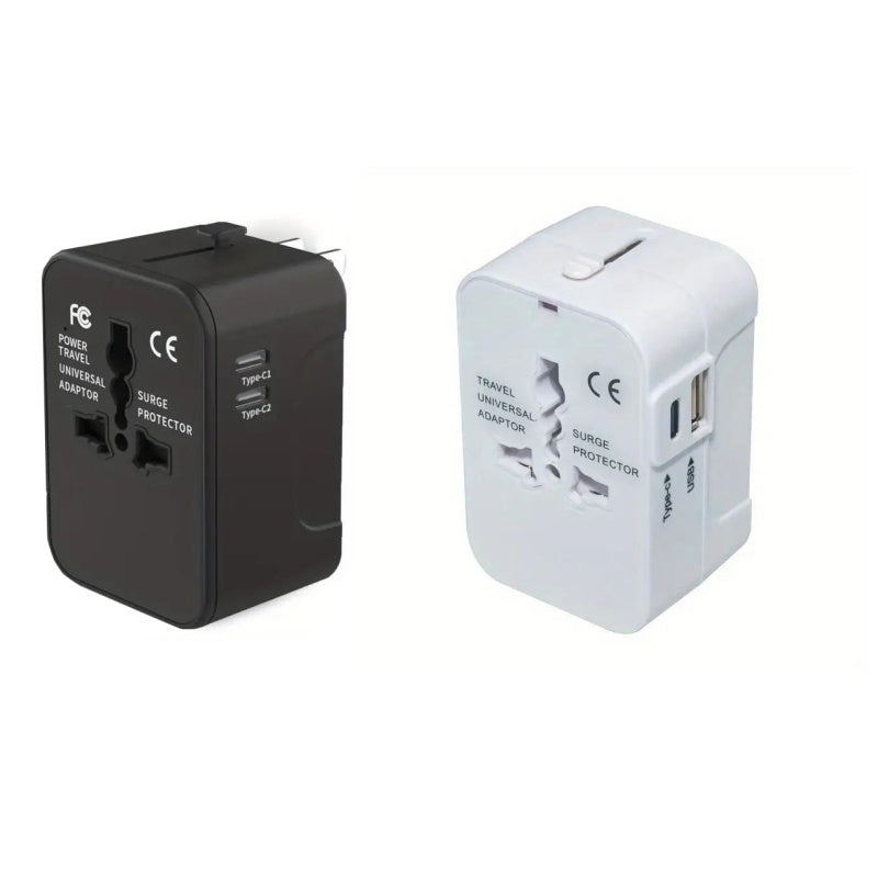 BowLift | Universal Travel Adapter with Dual USB Ports