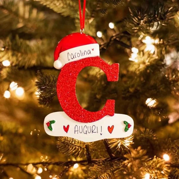 BowLift | Personalized Christmas 24 Letters Ornaments