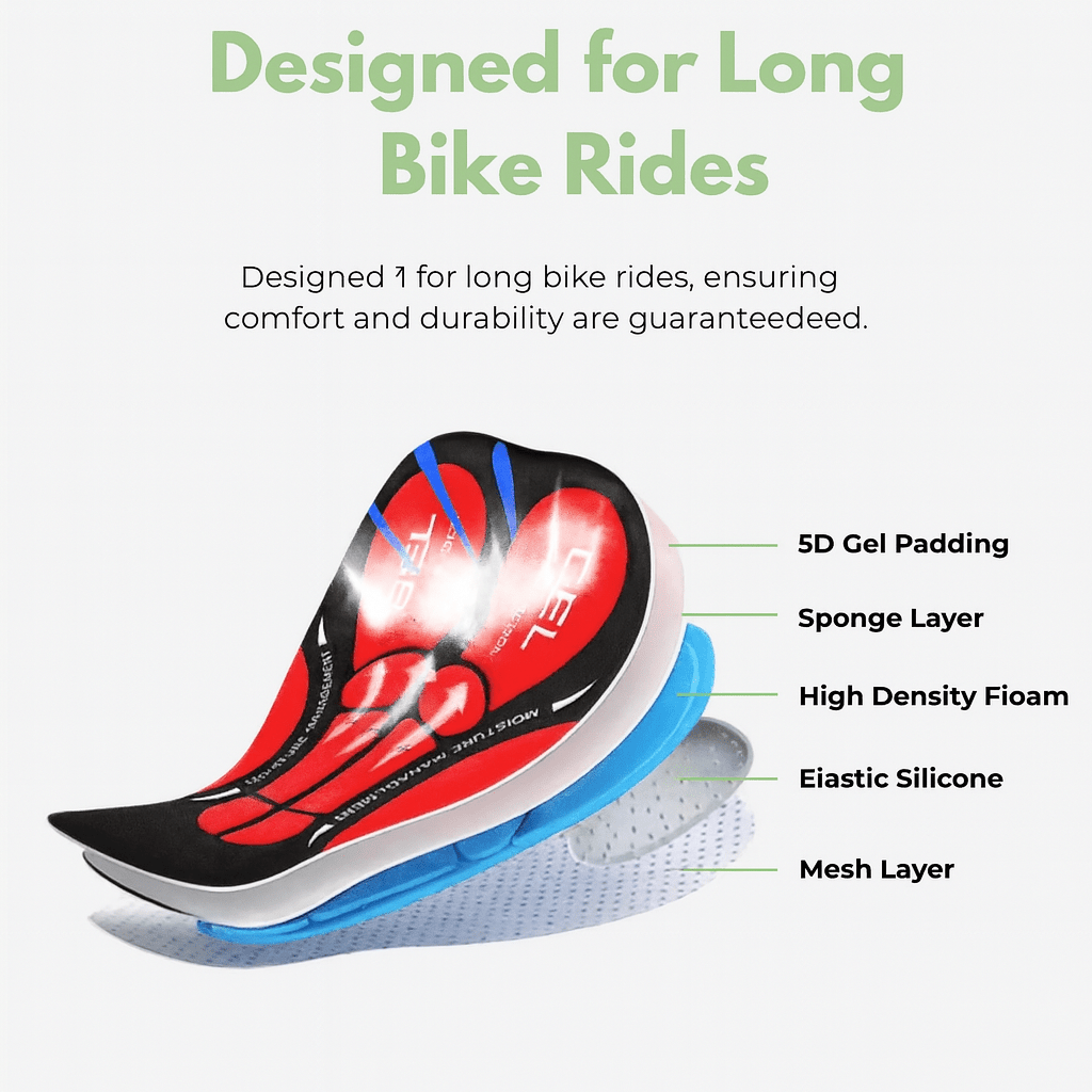 BowLift | Gel-padded cycling shorts against saddle pain