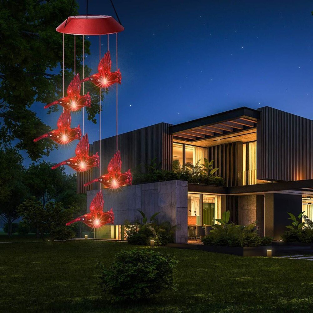 BowLift | CARDINAL Solar Wind Chime Light