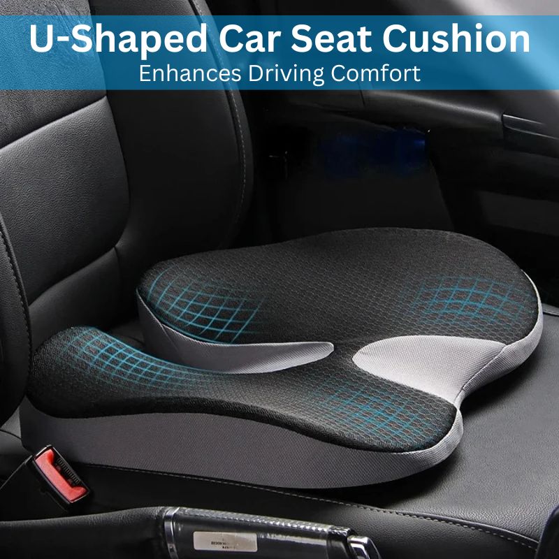 BowLift | Ergonomic Soft Memory Foam Car Seat Cushion