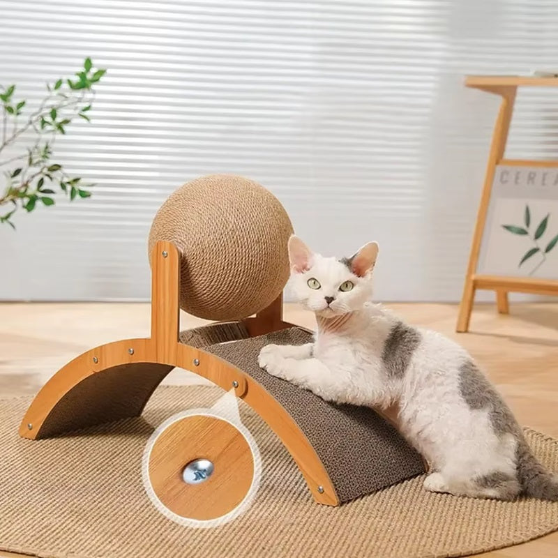 BowLift | Durable Cat Scratching Post with Sisal Ball