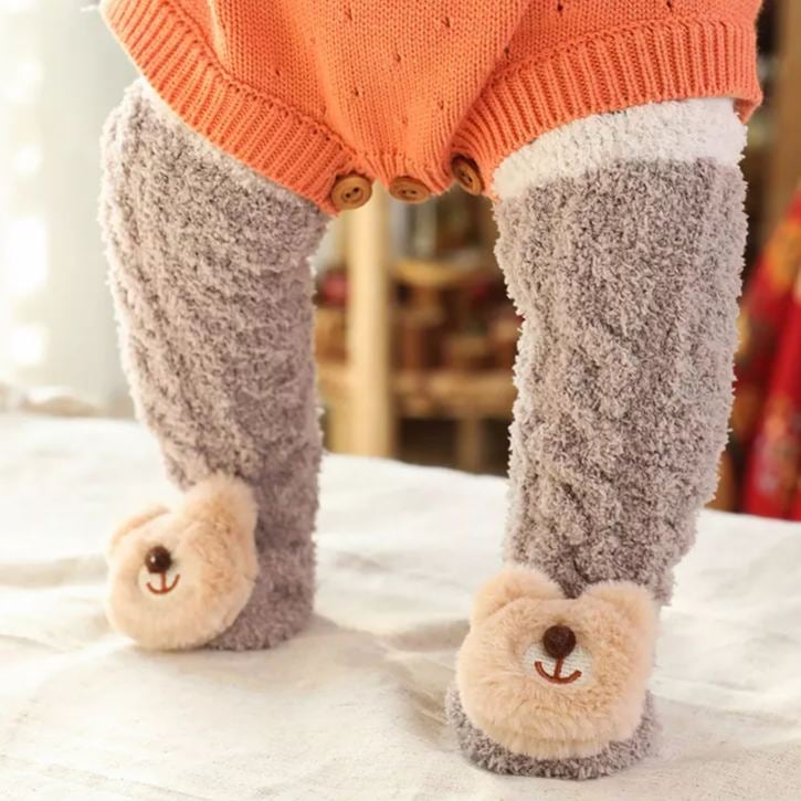 BowLift | A Pair of Baby Cute Coral Fleece Socks