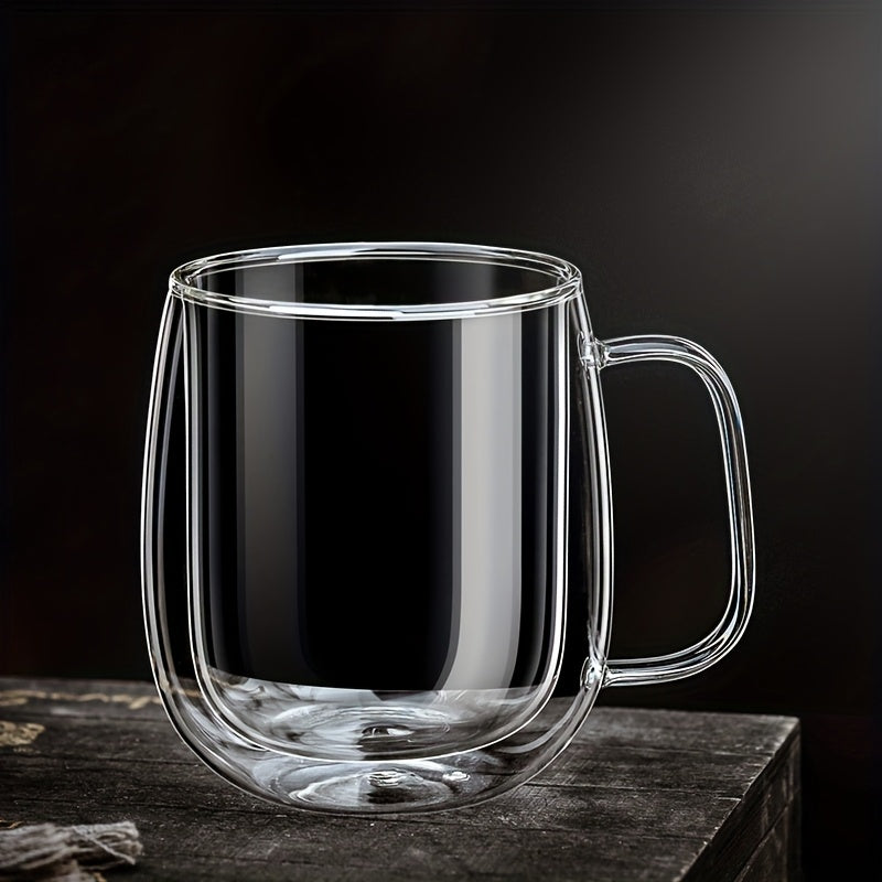 BowLift | ThermoSip Double-walled Glass Mug – Borosilicate Glass, Heat Resistant & Elegant