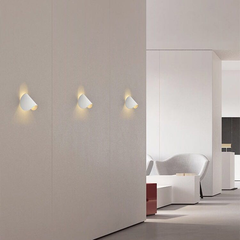 BowLift | Eveline Modern Geometric LED 4 Color Wall Light Indoor/Outdoor Metal
