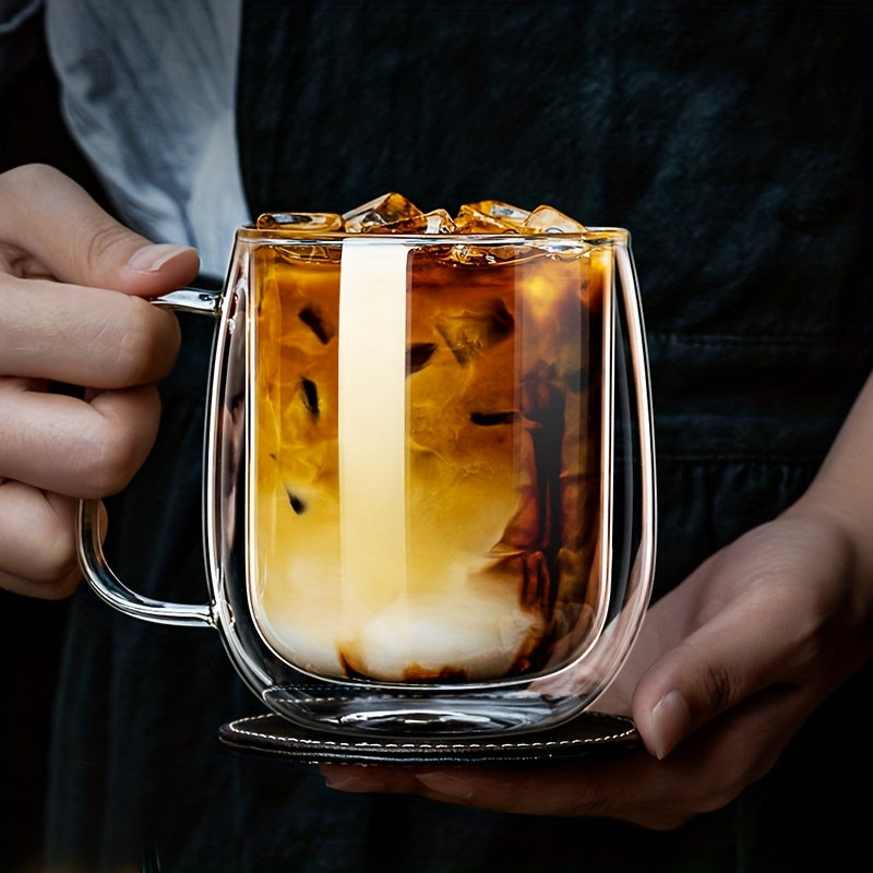 BowLift | ThermoSip Double-walled Glass Mug – Borosilicate Glass, Heat Resistant & Elegant