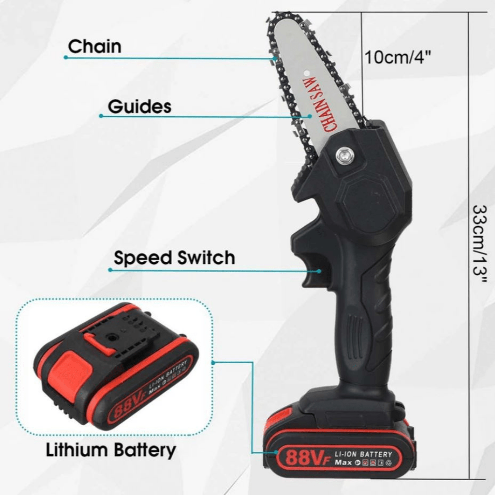 BowLift | CHAINCUT PRO – Electric cordless chainsaw for fast & efficient work