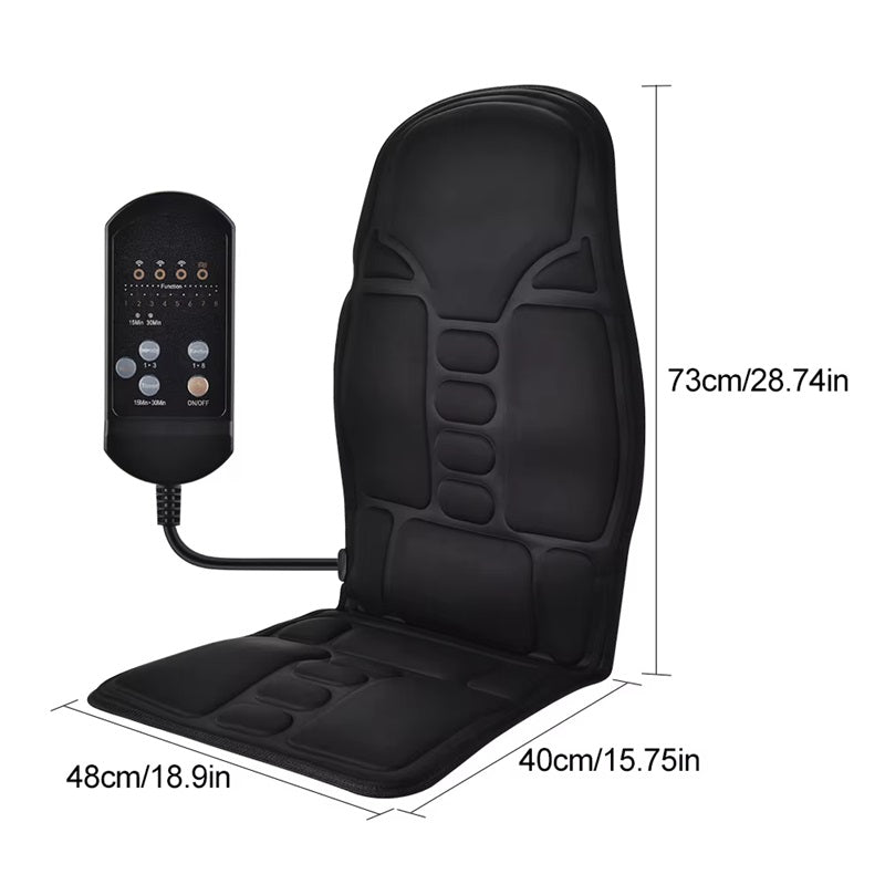 BowLift | Electric Massage Chair Pad with Soothing Heat Therapy - Ideal for Home & Car