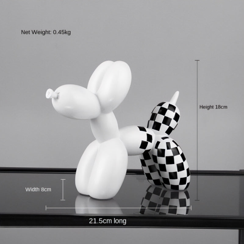 BowLift | Checked Balloon Dog