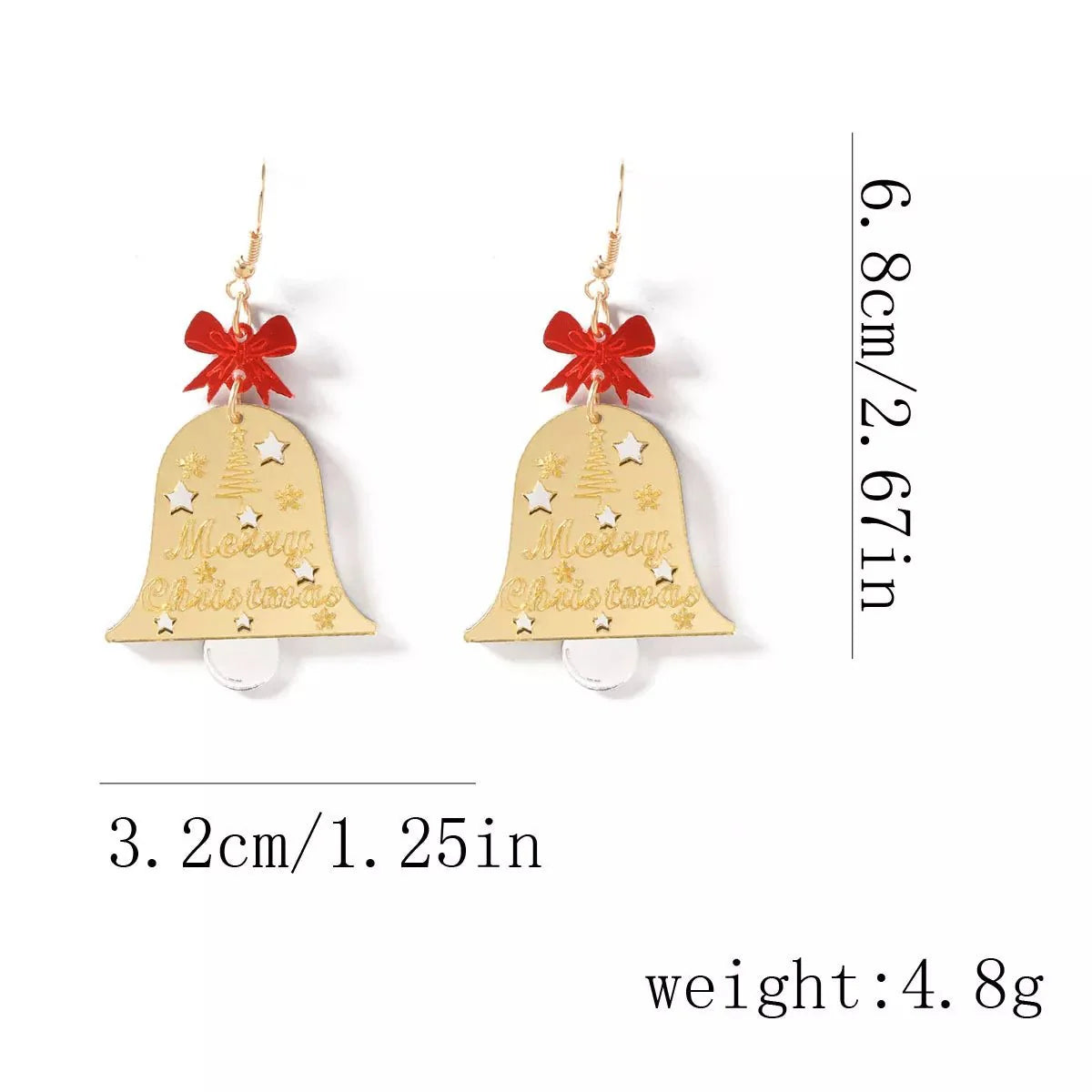 BowLift | Christmas Bell Dangle Earrings