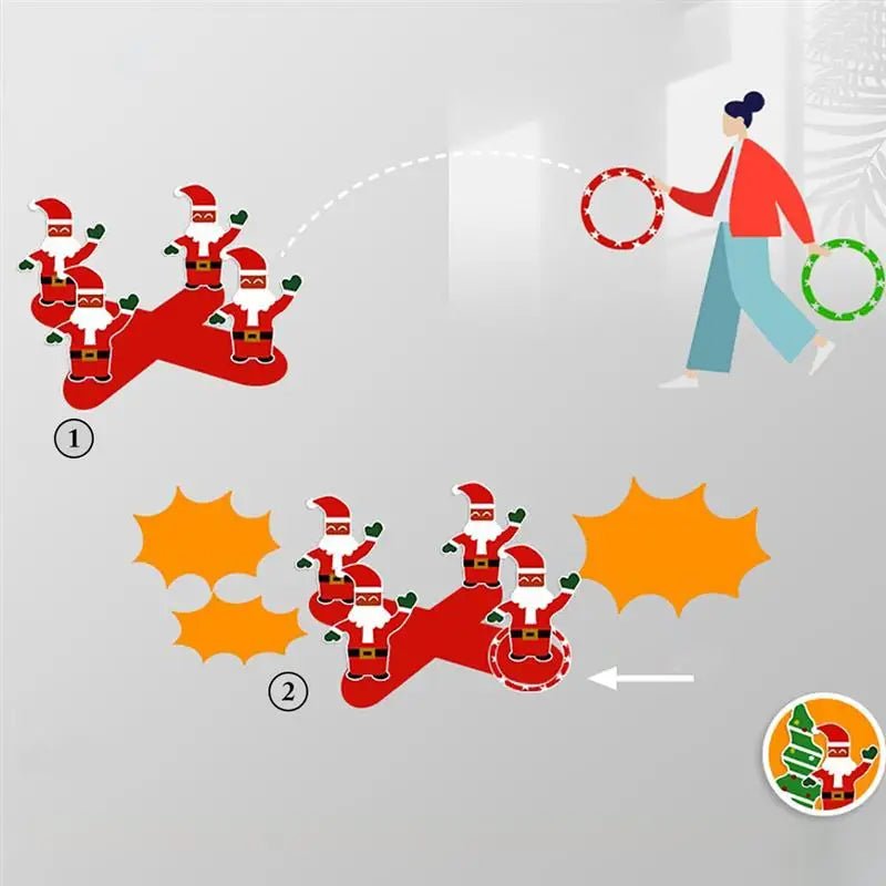 BowLift | Christmas Inflatable Sleeve Ring Toy– Fun & Creative Toss Christmas Party Toy for Kids and Group Gatherings