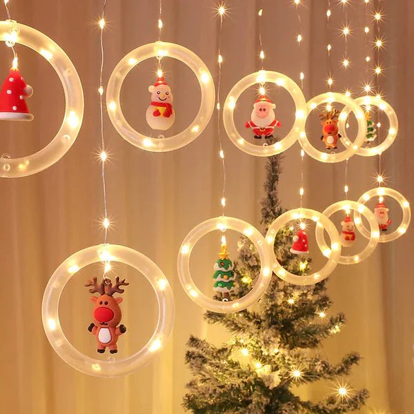 BowLift | Christmas Lights LED Holiday Light - LED Light Fairy Curtain String Lights