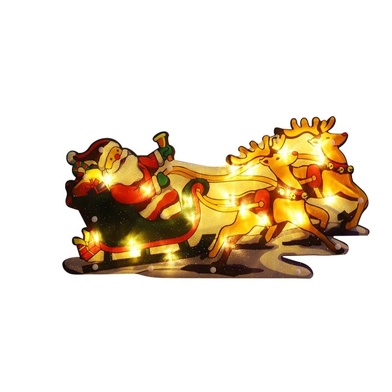 BowLift | Christmas Window Hanging Lights - Battery Operated Christmas Lighted Decorations