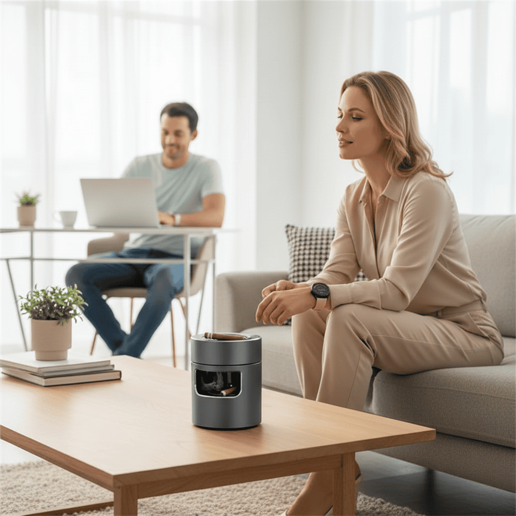 BowLift | CLARASH – Smart USB Smokeless Ashtray with Advanced Air Filter