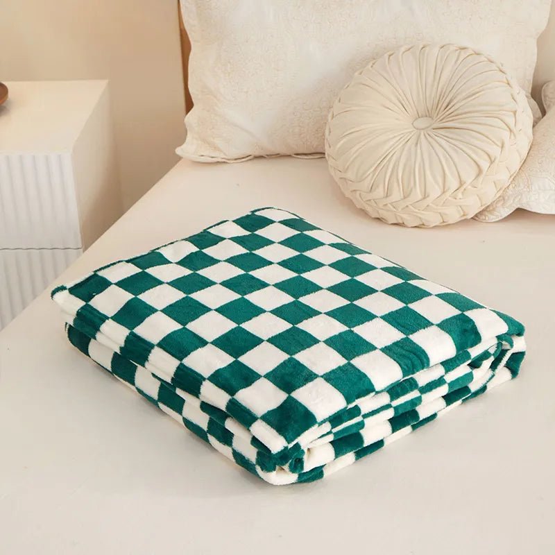 BowLift | Classic Checkered Pattern Sofa Blanket