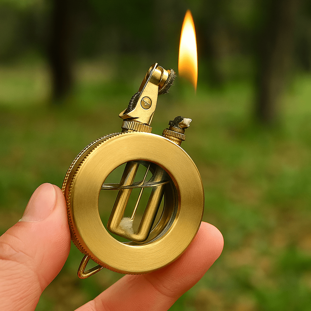 BowLift | CLASSIC TIME – Retro Metal Kerosene Lighter with Vintage Design