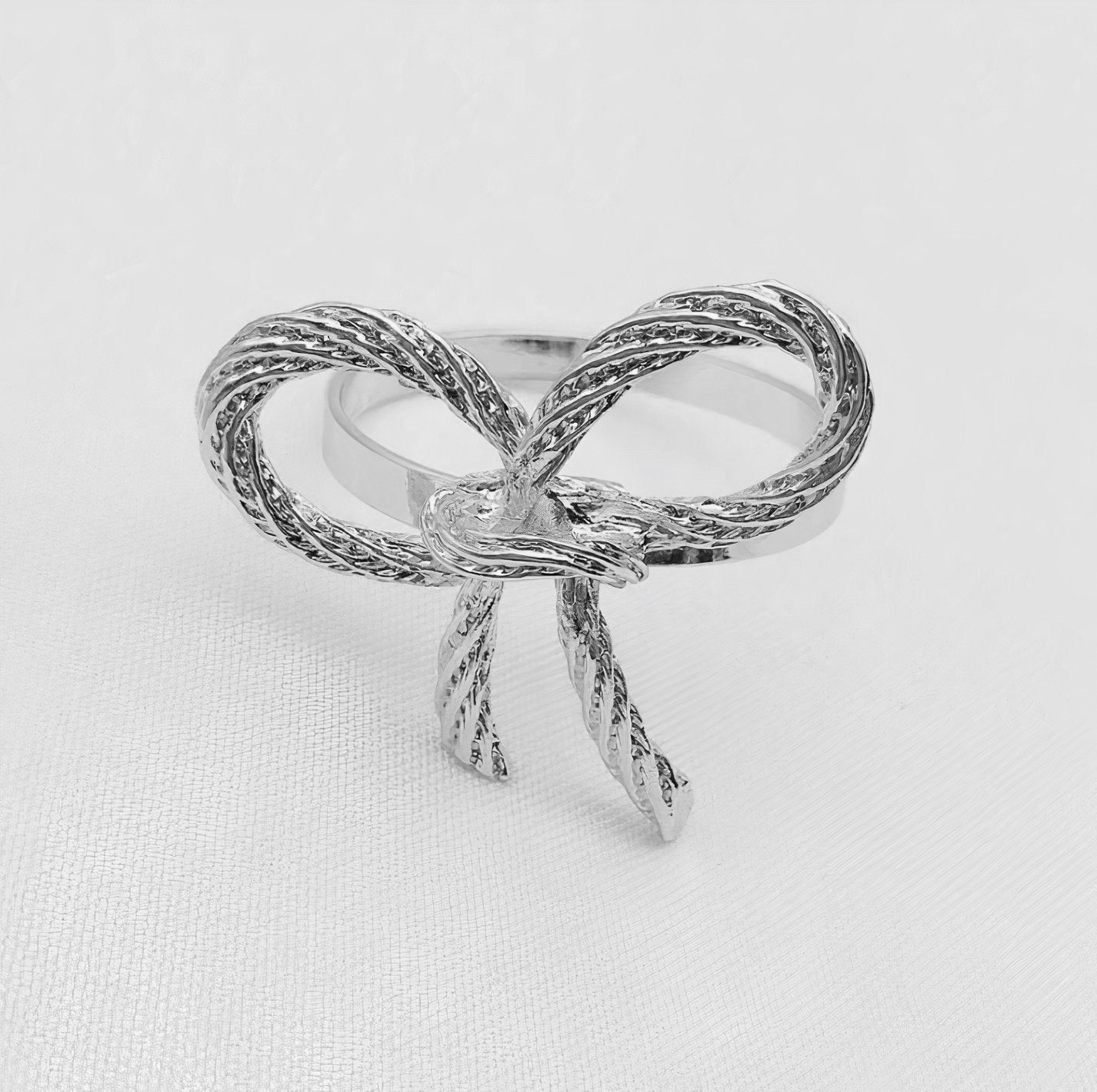 BowLift | Bow Napkin Ring Set of 6 for Home Decor