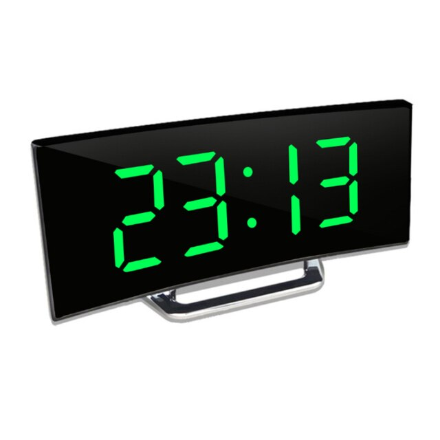 BowLift | LED Lighting large digital display | Curved LED Digital Clock - Amedea