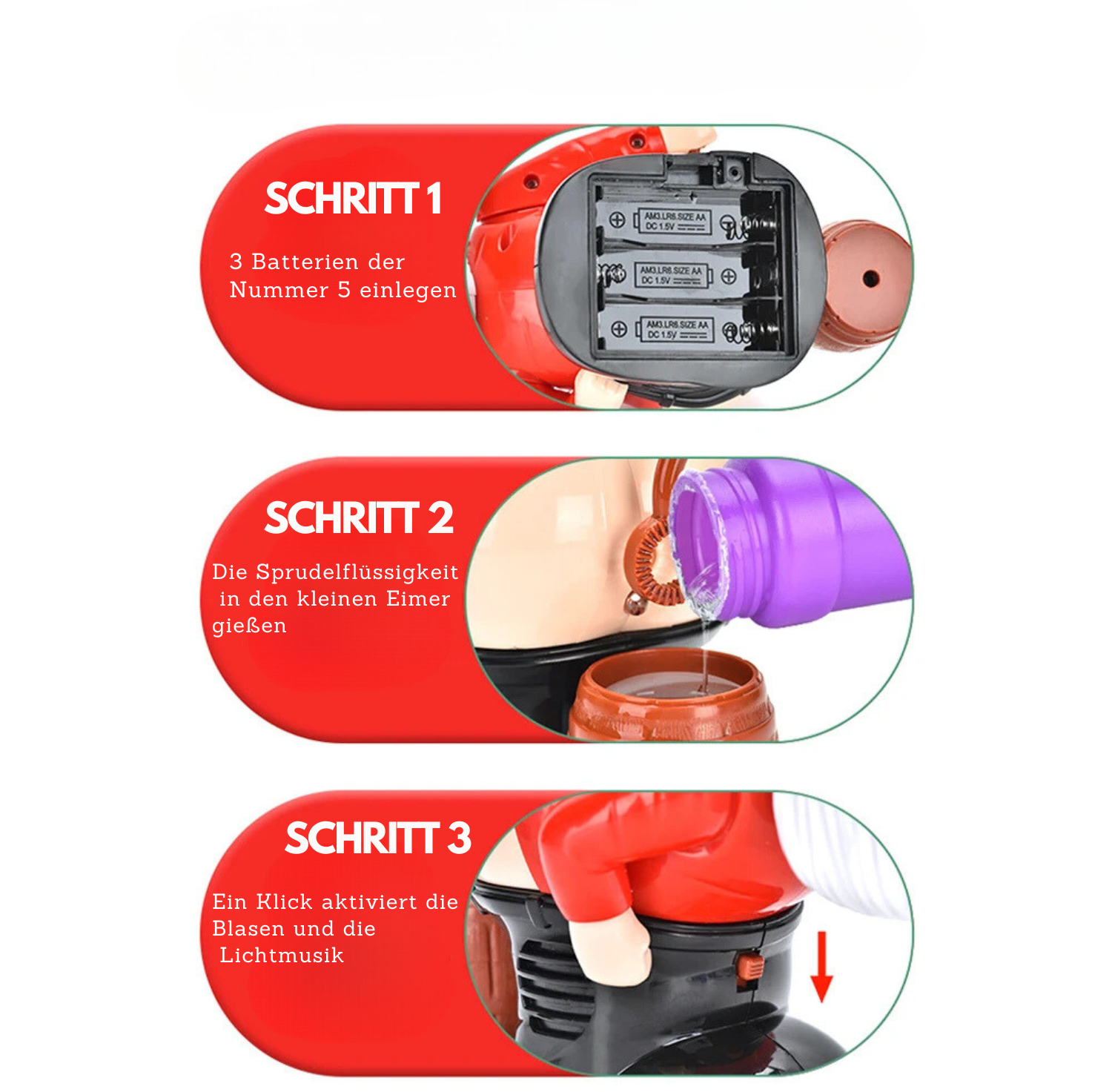 BowLift | FreudeSprudler™ The Soap Bubble Magic of Santa Claus