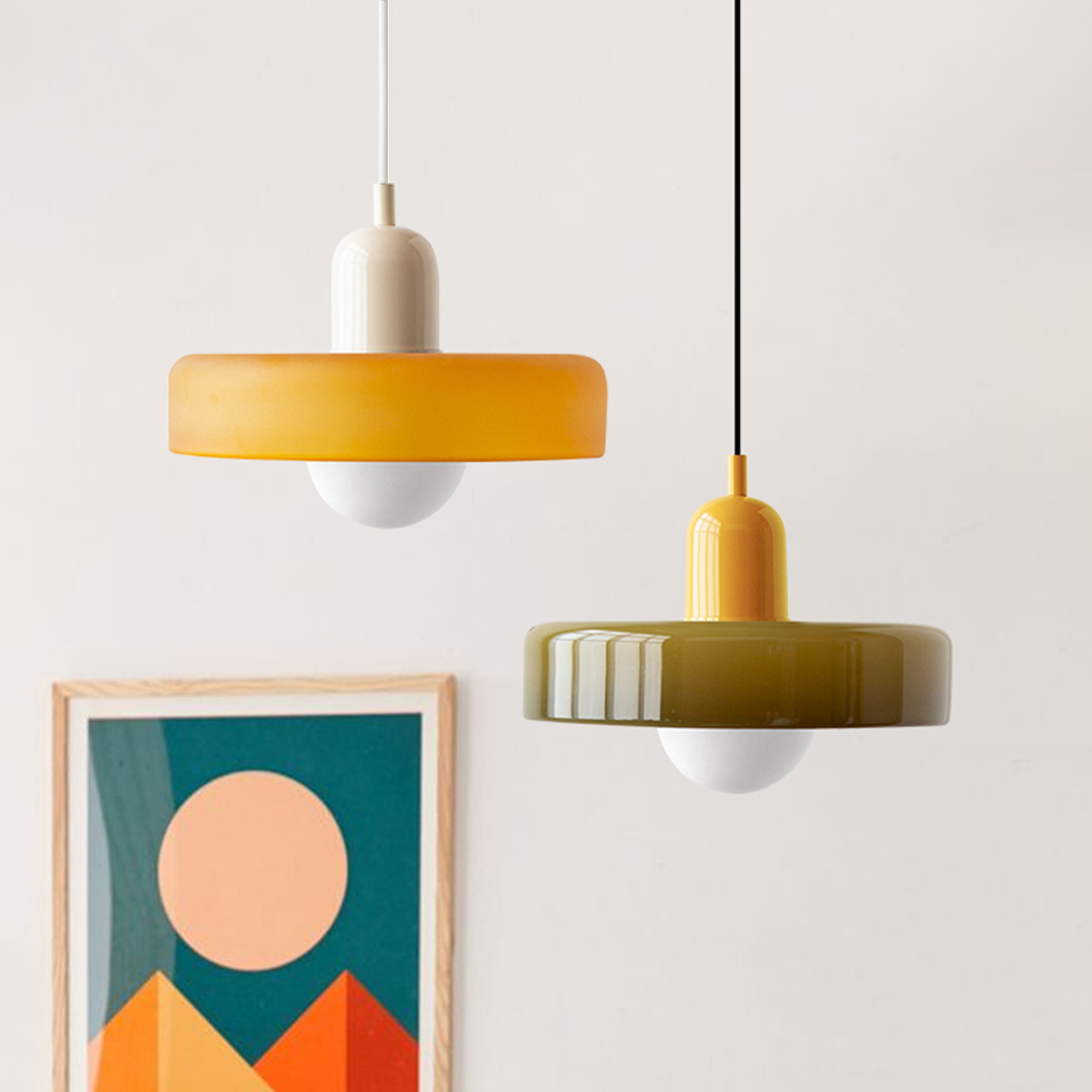 BowLift | Coloured Glass Pendant Light – BauLume