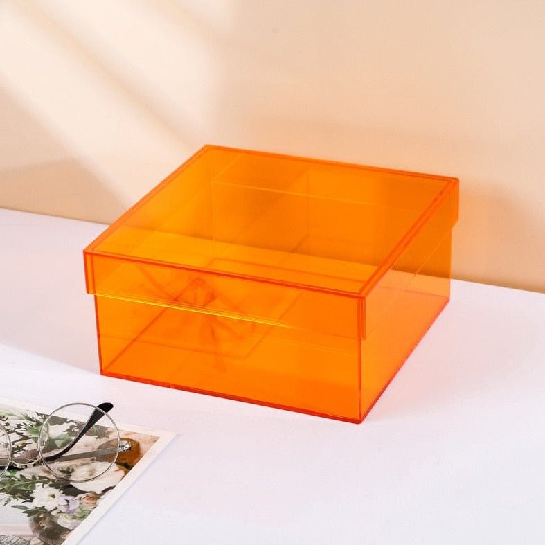 BowLift | Colorful Acrylic Storage Organizer Box With Lid
