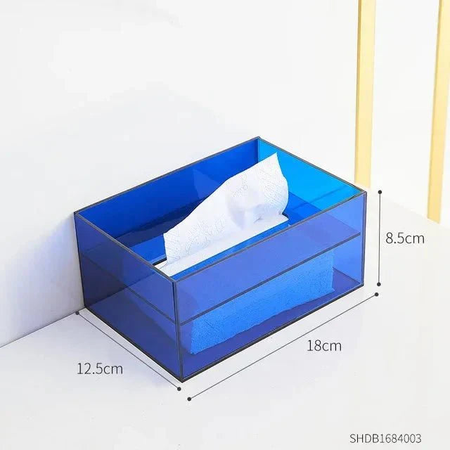 BowLift | Colorful Tissue Box Holder made of Acrylic