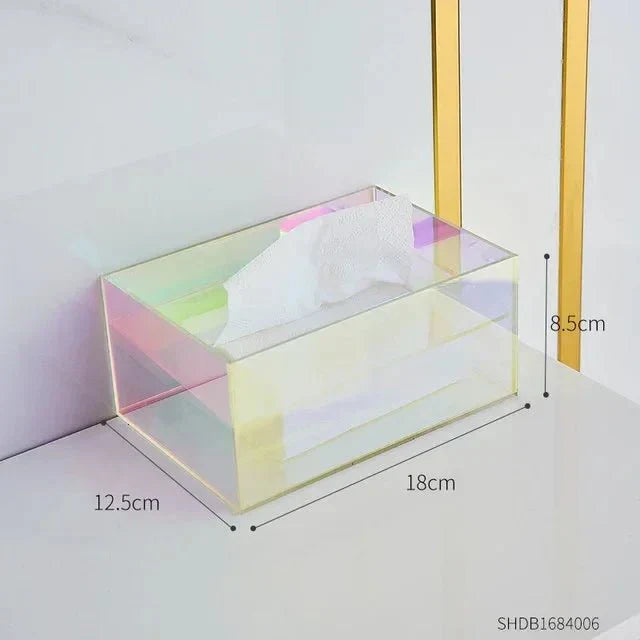 BowLift | Colorful Tissue Box Holder made of Acrylic