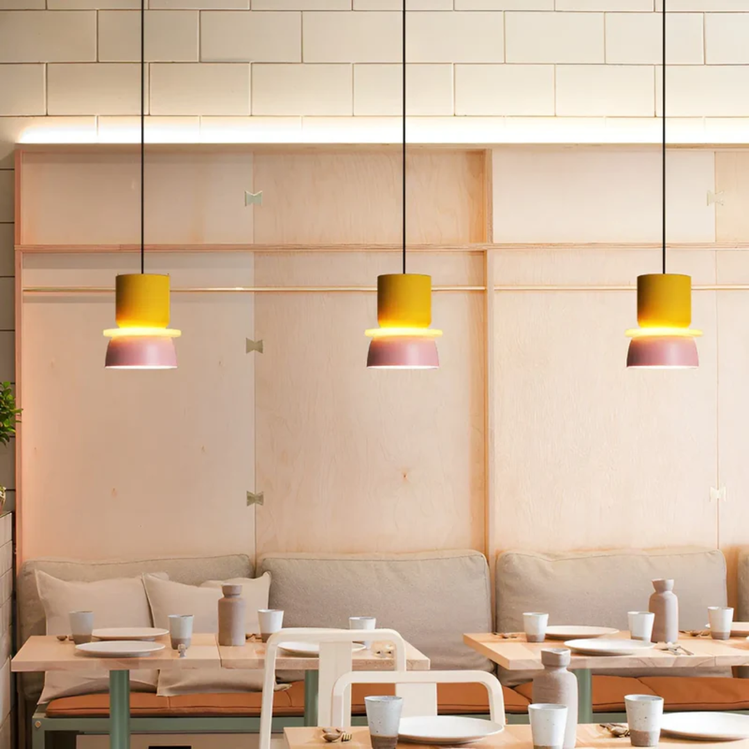 BowLift | Colourful and Trendy Macaron LED Pendant Light - VividGlow