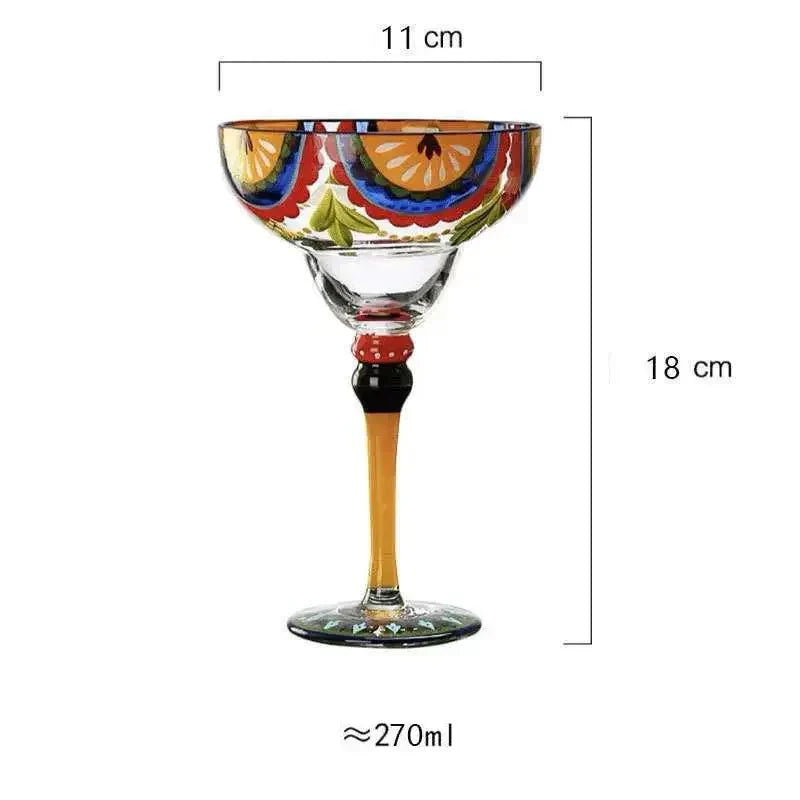 BowLift | Colorful Margarita Cocktail Glass