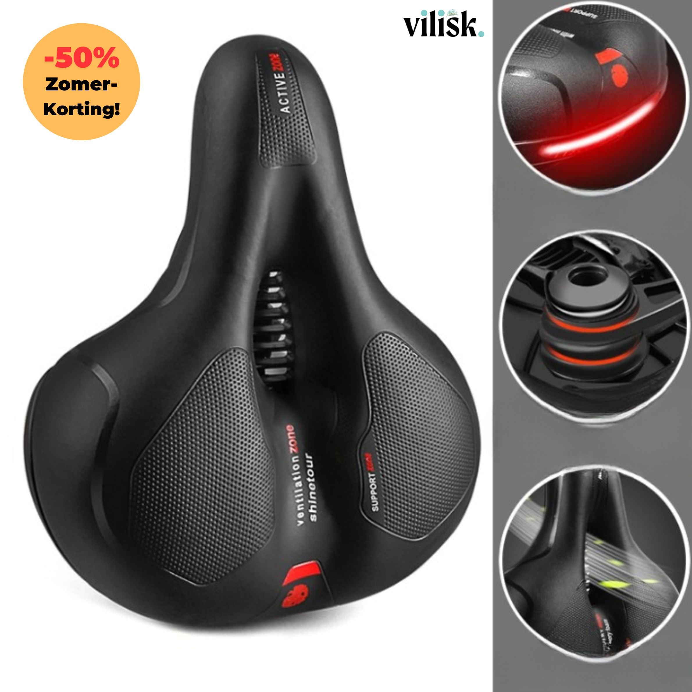 BowLift | Comfortable bicycle seat against back and coccyx pain