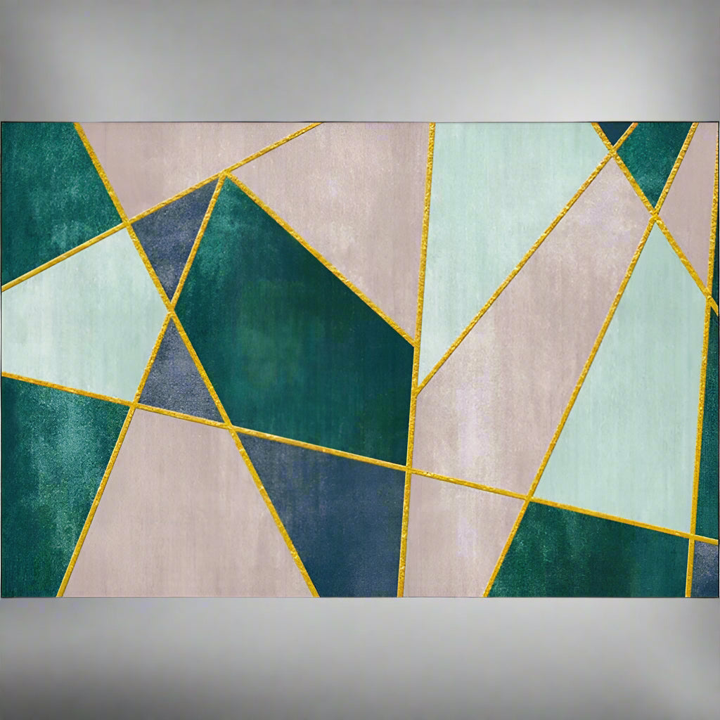 BowLift | Area Rug Modern Geometric Polyester Living Room