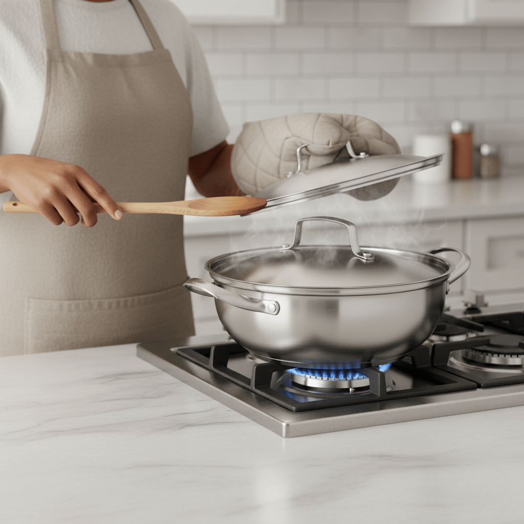 BowLift | CookSphere – Premium 26 cm Stainless Pot for All Heat Sources