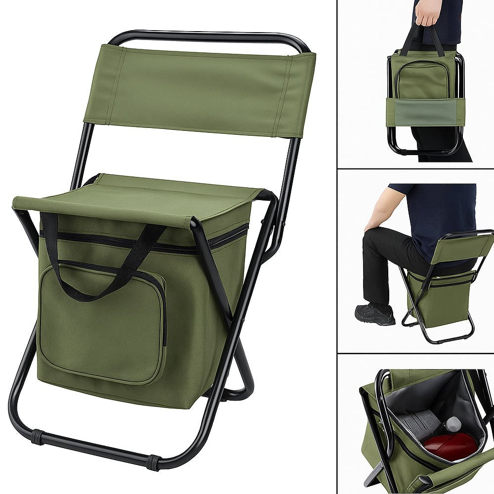 BowLift | Coolcamp Chair – Foldable Outdoor Chair with Built-In Cooler and Storage