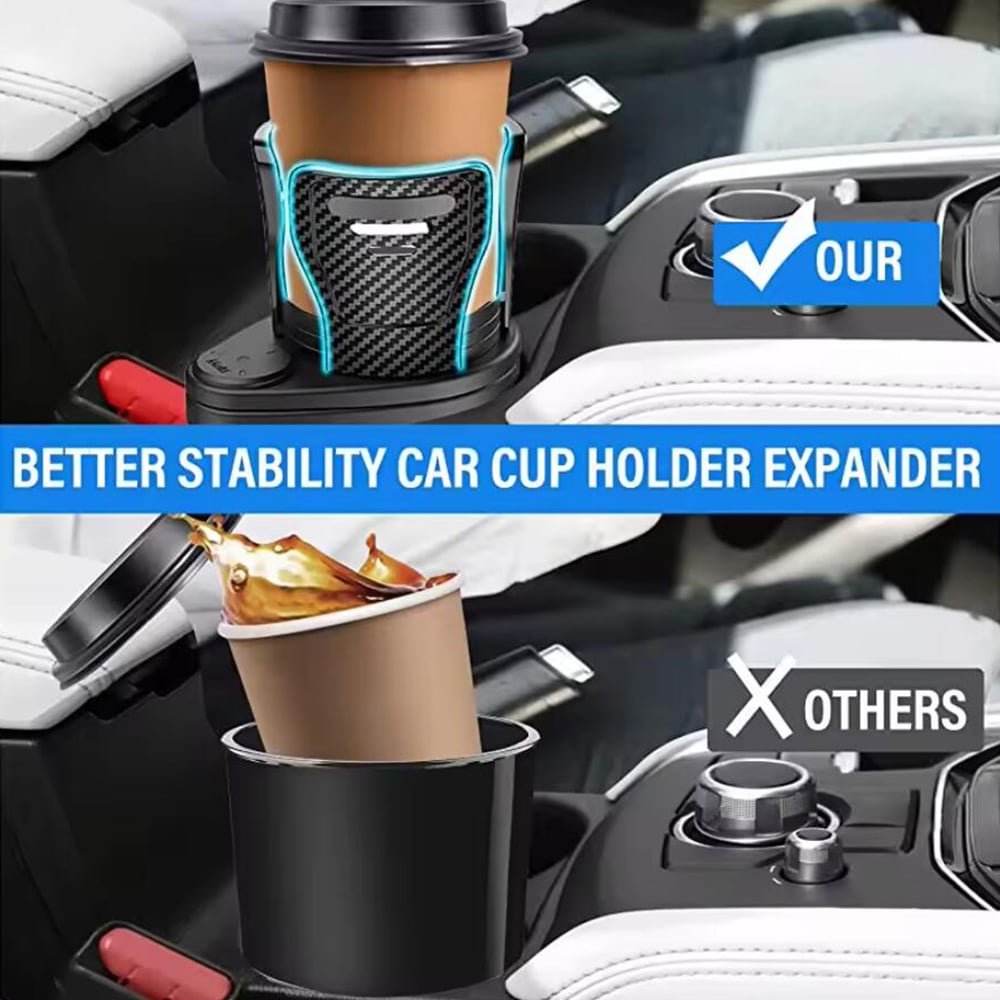 BowLift | Cupswivel – Dual Rotating Car Cup Holder for Drinks & Easy Access