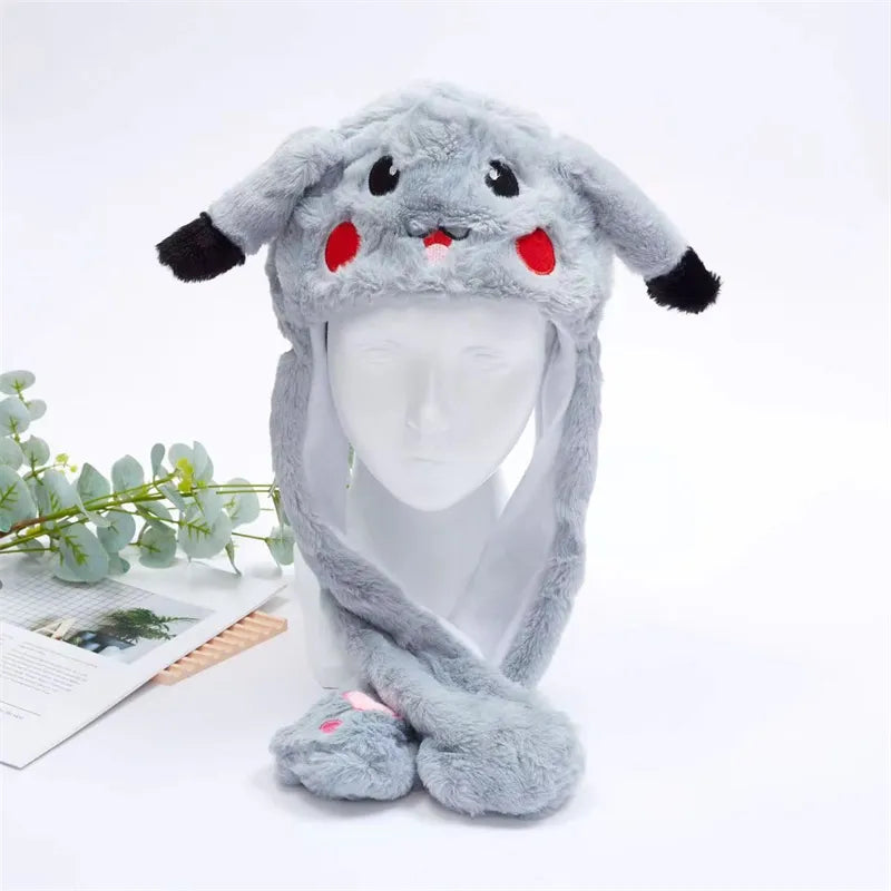 BowLift | BunnyBounce Plush Hat with Moving Ears for Kids & Adults