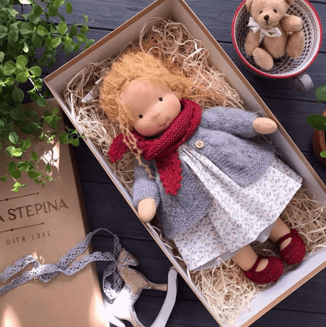 BowLift | Dolls Handmade Cotton Soft Toy Gift Set