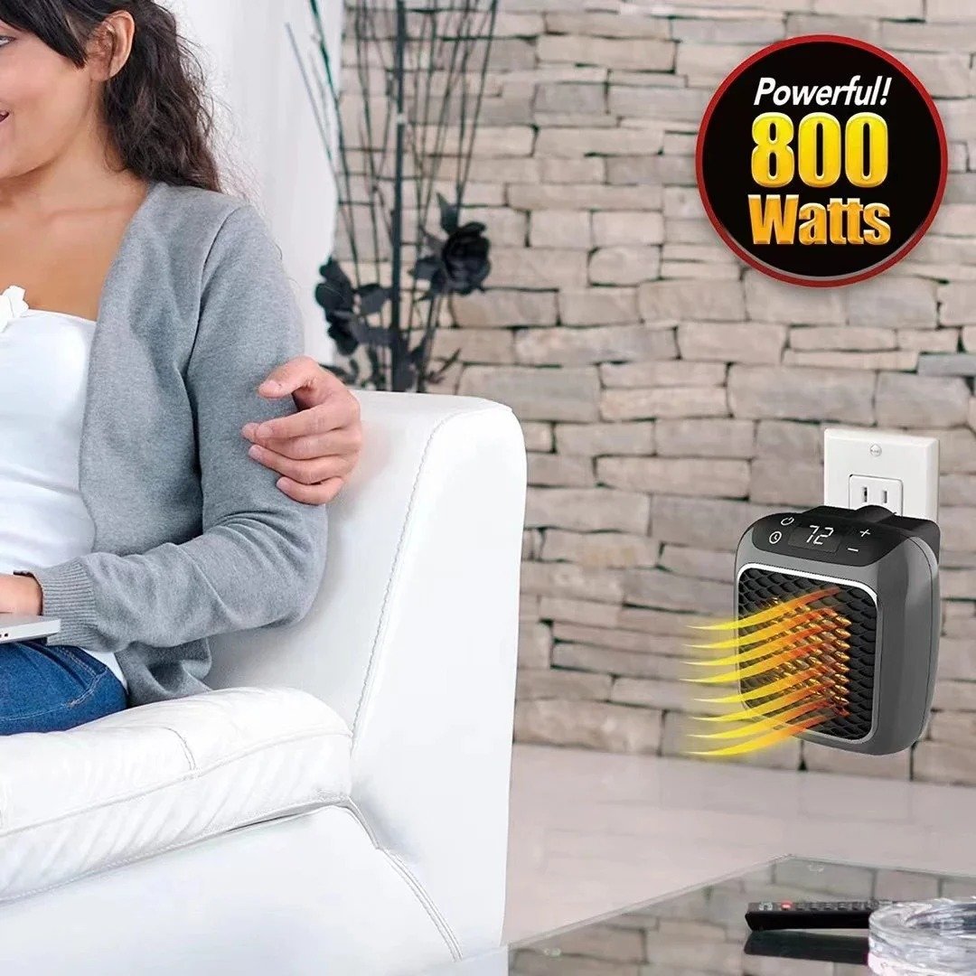 BowLift | 800W Mini Portable Electric Heater – Efficient Ceramic Heater for Quick Home Warmth