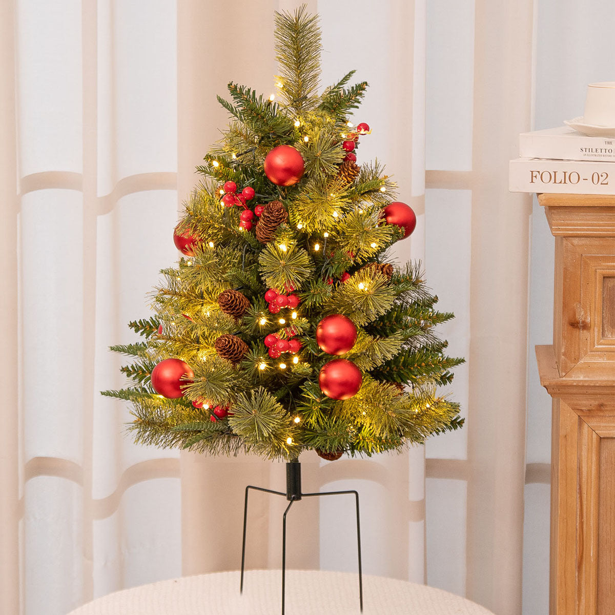BowLift | Pre-Lit Artificial Christmas Tree