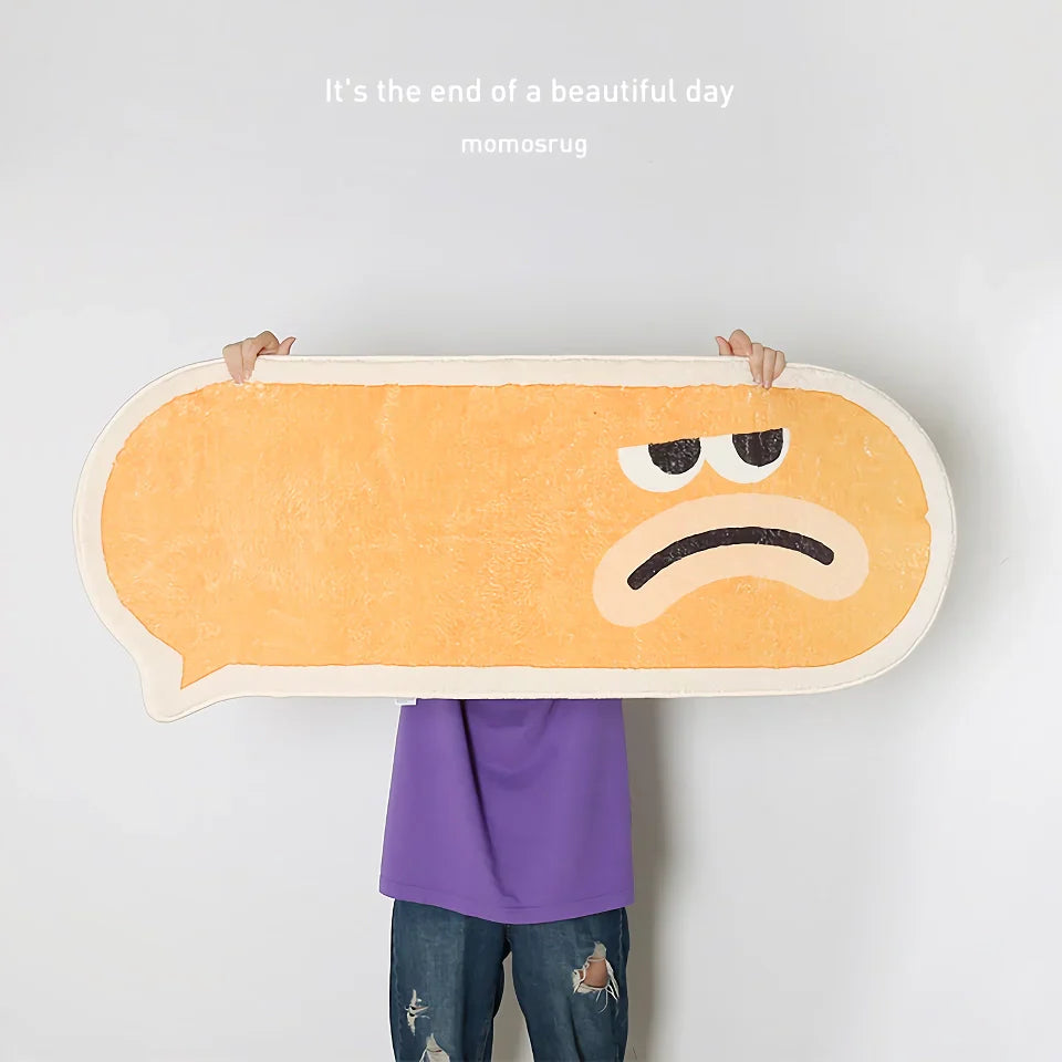 BowLift | Home Bedroom Oval Plush Rug – Cozy and Creative Bedside Carpet